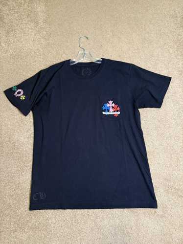 【Chrome Hearts】Multi Color Cross T-shirt★半袖 Chrome Hearts Multi Color Cross Logo Short Sleeve T-shirt