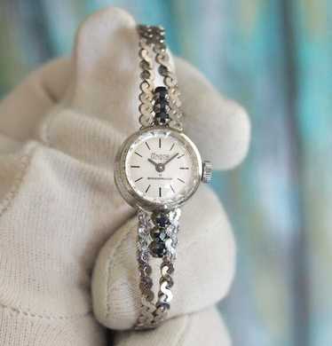 時計 circa 1970s silver 835 watch swiss made 835 silver vintage mechanical - Gem