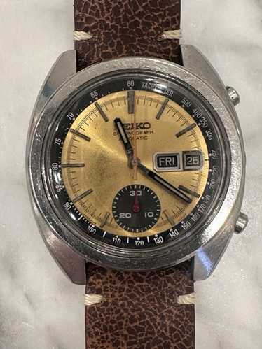【超希少】セイコー　ゴールド　自動巻　6139-6012 クロノ未確認 Gold 1974 Seiko 6139-6012 Automatic Chronograph | DC Vintage
