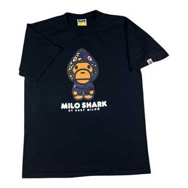 APE BAPE KAWS BABY MILO tシャツ　マイロ　M shark 100% AUTH BAPE X KAWS BABY MILO BY BATHING APE T SHIRT XS