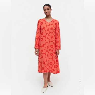 【新品未使用】Marimekko Unikko Maxi Dress Marimekko Migot Mini Unikko Sleeveless Maxi Dress | Black