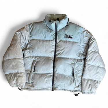 ジャケット・アウター FIRST DOWN USA reversible down vest Vintage Reversible First Down Puffer Vest Big Logo Outwear