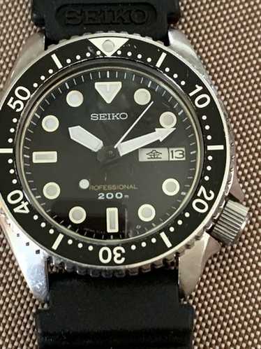SEIKO セイコークオーツ ダイバー200m レトロ 7C43-6010 美品 Seiko Diver's 7C43-6010 Quartz 200M Professional Watch 1986