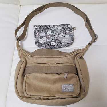 ■ PORTER(ポーター) BUTTERFLY SHOULDER BAG BLUE STRIPES garmentdye(ブルーストライプ ガーメントダイ