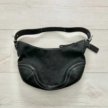 バッグ Coach mini Soho Hobo Shoulder bag y2k NICE Coach Y2K Soho Mini Signature C Small Buckle Flap Hobo