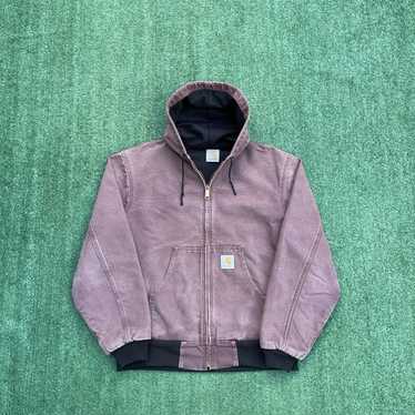 ねこ　90s vintage Carharrt active jacket Vintage 1990s Carhartt Thrashed Active Jac Work Jacket