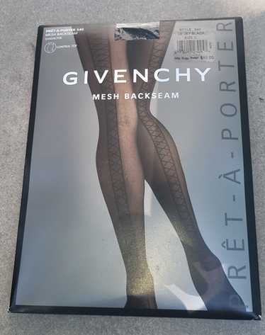 NIP Vtg Givenchy Mesh Backseam Nylons Size C - image 1