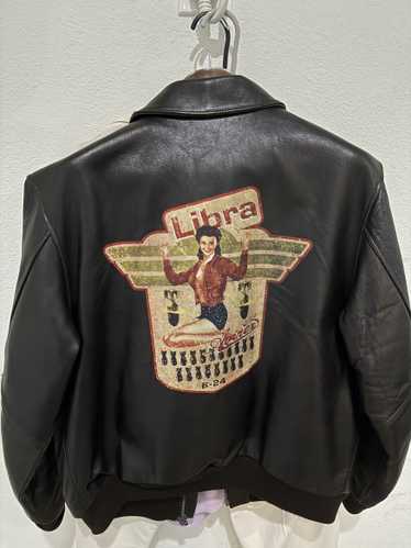 ジャケット・アウター avirex 90s A-2 real leather bomber jkt Avirex Vintage Reversible Zip Leather Bomber Jacket USA 90s