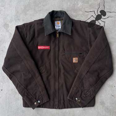 Carhartt カーハート デトロイトジャケット J97DKB XL ブラウン カーハート ダック地 デトロイトジャケット J97DKB 表記サイズXL