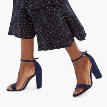 Nib Justfab Lorelai-E Block Heel Pumps Size 9 - image 1