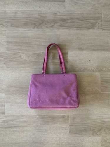 バッグ PRADA Y2K knit bag Prada Pink Knit Shoulder Bag – Treasures of NYC