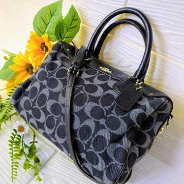 バッグ Coach Signature Satchel mini Boston Bag s-l1200.jpg