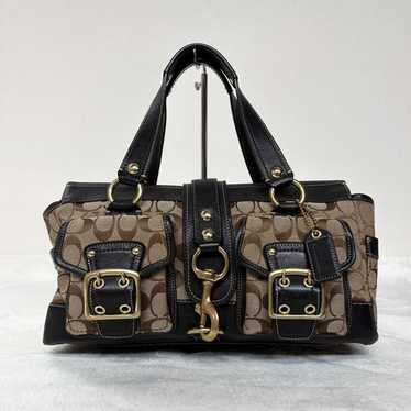 バッグ 65th Coach Pocket Flap Legacy Bag Black Coach black 65th - Gem