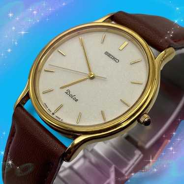 【希少文字盤】SEIKO Dolce 年差クォーツ 9531-603A SEIKO セイコー ドルチェ クォーツ【9531-603A】文字盤 ホワイト