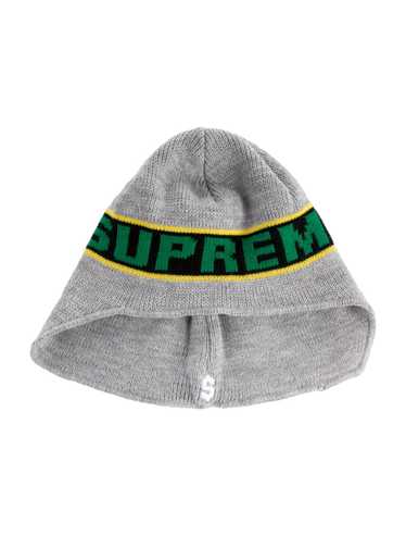 帽子 Supreme Big Logo Beanie Heather Grey Supreme Big Logo Beanie (FW24) - $44