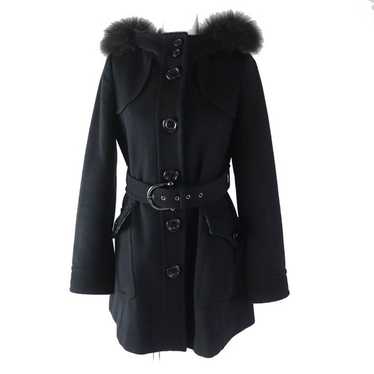 BURBERRY BLUE LABEL ポンチョ ラクーンファー ブラック M BURBERRY BLUE LABEL（ポンチョ）のフリマアイテム一覧