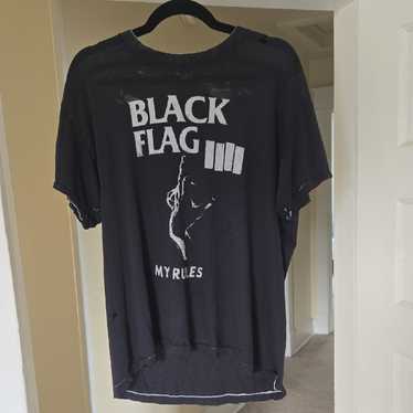Vintage black flag punk - Gem