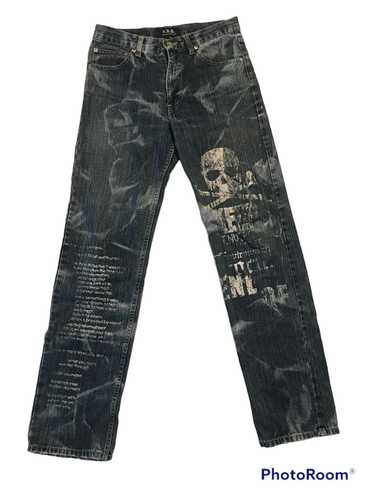 パンツ 00s skull denim archive japanese label japanese label 00s Archive skull denim pants