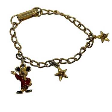 USA vintage ディズニー ブレスレット Walt disney charm bracelet - Gem