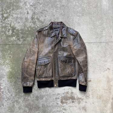 Marc jacobs leather marc by bomber jacket - Gem