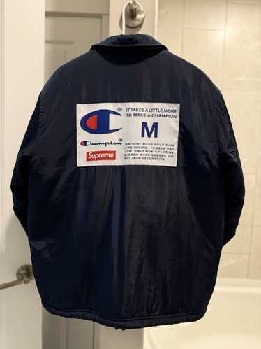 Supreme × Champion Coaches Jacket Black Supreme Champion Coaches Jacket Black Men's - SS24 - US