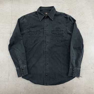Rrl black western shirt - Gem