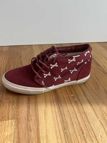 VANS×WTAPS CHUKKA BONES SYNDICATE バーガンディ Vans Chukka 59 S WTAPS Bones Cordovan Burgundy Sz 8.5 Mens