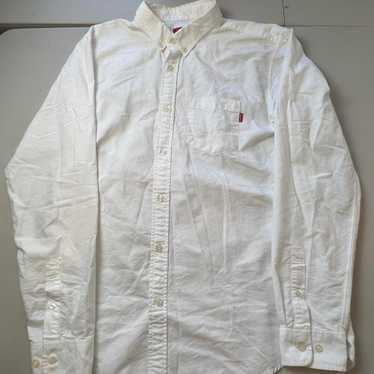 トップス Supreme Oxford Shirt White L Supreme Loose Fit Flannel Oxford Shirt White Men's - FW24 - US