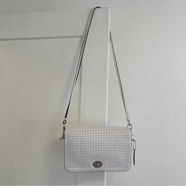 バッグ COACH Legacy Embossed Shoulder Bag White Coach Legacy Garcia Leather Hobo Shoulder Bag White Vintage