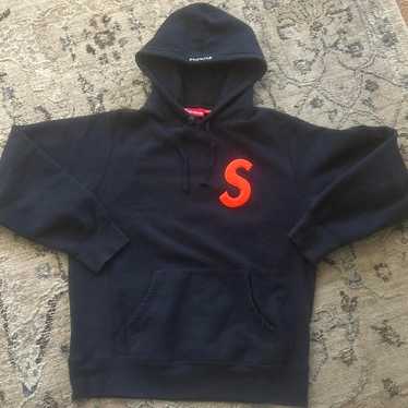 Supreme hoodie navy - Gem