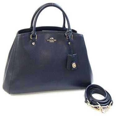 【COACH】希少品!!人気のブラック★SMALL MARGOT CARRYALL★2way Coach leather bag margot - Gem
