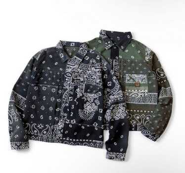 KAPITAL ネル リバーシブルバンダナ 1ST ジャケット KAPITAL ネル リバーシブルバンダナpt 1st JKT - メルカリ