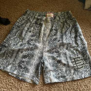 【希少】Eric Emanuel Natural Snake ショーツ Eric Emanuel Pink Snakeskin Shorts