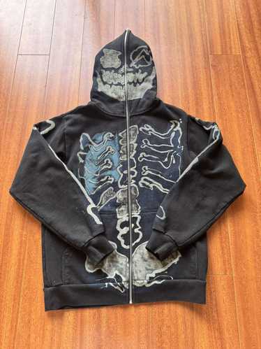 Travis Scott x fragment☆スケルトン フルジップアップパーカー Travis Scott x fragment☆スケルトン フルジップアップパーカー