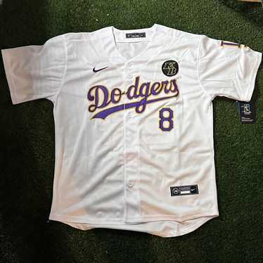 DODGERS × LAKERS KOBE BRYANTベースボールシャツ Nike x LA Dodgers Kobe Bryant Mamba Baseball Jersey (SMALL