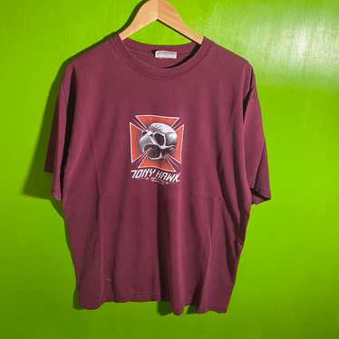 90sTony Hawk ビンテージTシャツ　xl TONY HAWK】80-90s vintageトニーホーク Tシャツ スケート
