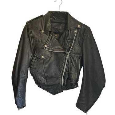 80s VANSON LEATHER JAKET アメカジ ミリタリー 古着 古着 80～90年代 ヴァンソン VANSON レザーブルゾンタイプ USA製