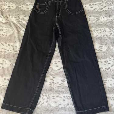 NYX ブラックデニムパンツ　SOUTHPOLE Jnco affiliate Vintage Y2K Def Jam Jnco Jeans Mens 38x34 Baggy Southpole