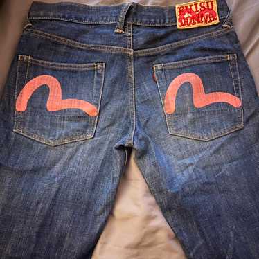 パンツ archive grunge evisu donna denim pants Evisu Donna Denim Pants Y2K Vintage Archive Grunge Used 38