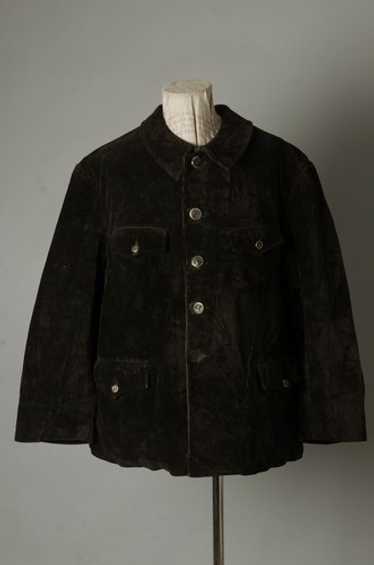 ジャケット・アウター 1940s La favorite french vintage hunting 40's] French Vintage Gray Cotton Pique Hunting Jacket