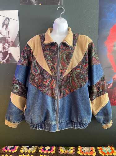 1990s corduroy bomber jacket - Gem