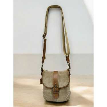 Vintage Coach Suede soho hobo オールドコーチ Coach soho suede hobo - Gem