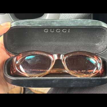 GUCCI vintage sunglasses iridescent blue sideral GG24… - Gem
