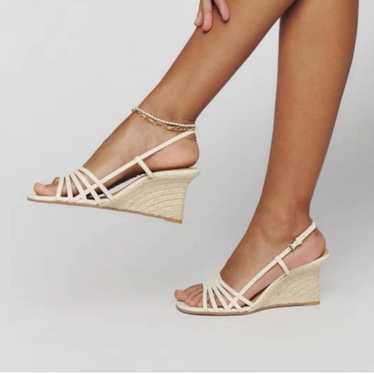 Reformation リフォーメーション アメリア ウェッジ サンダル Amelia Thong Wedge Sandal