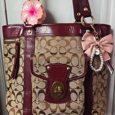 Coach legacy turnlock tote - Gem