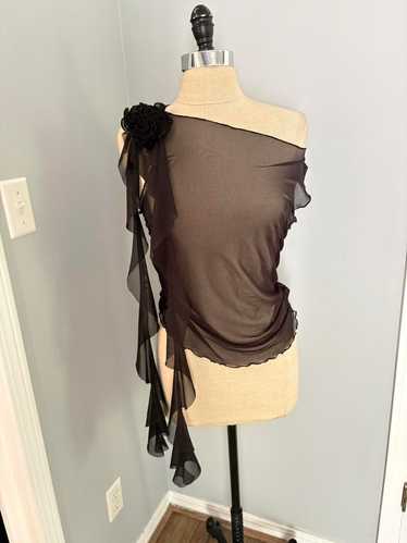 Vintage Women's Blouse - Black - M – Vintage 90s #