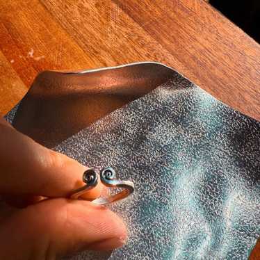 Women's Ring - Silver/Blue – Vintage Sterling Silv