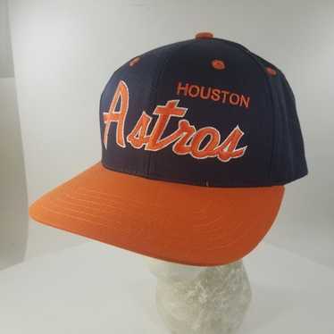 90s Houston Astros キャップ Vtg 90s Houston Astros Hat Gold Star Logo Fitted New Era