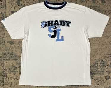 Dead Stock Shady Ltd ゲームシャツ Eminem Shady LTD Eminem T-shirt Black Red And White Authentic