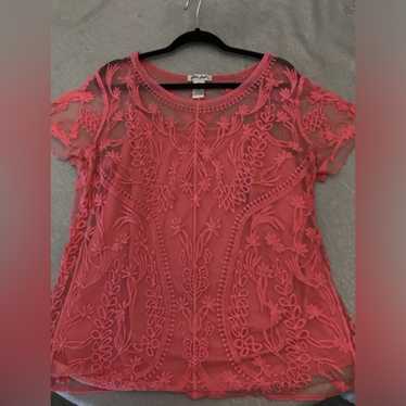 Ultra pink crochet top - Gem